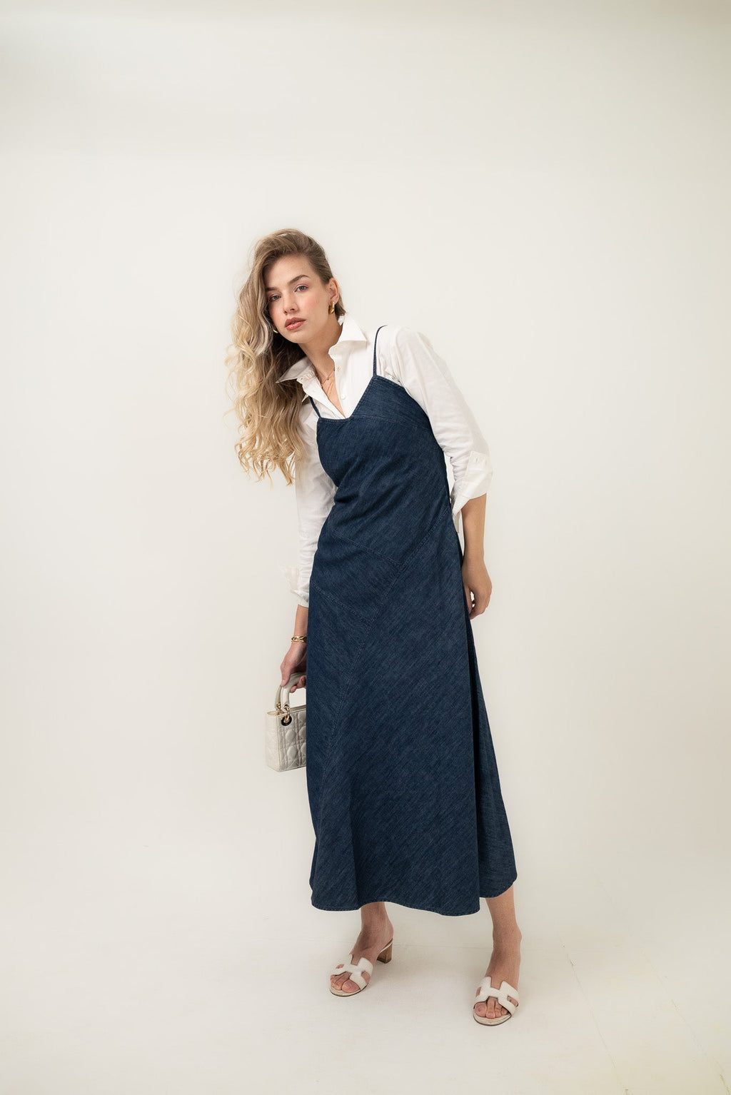 Minuit Bias Slip Dress