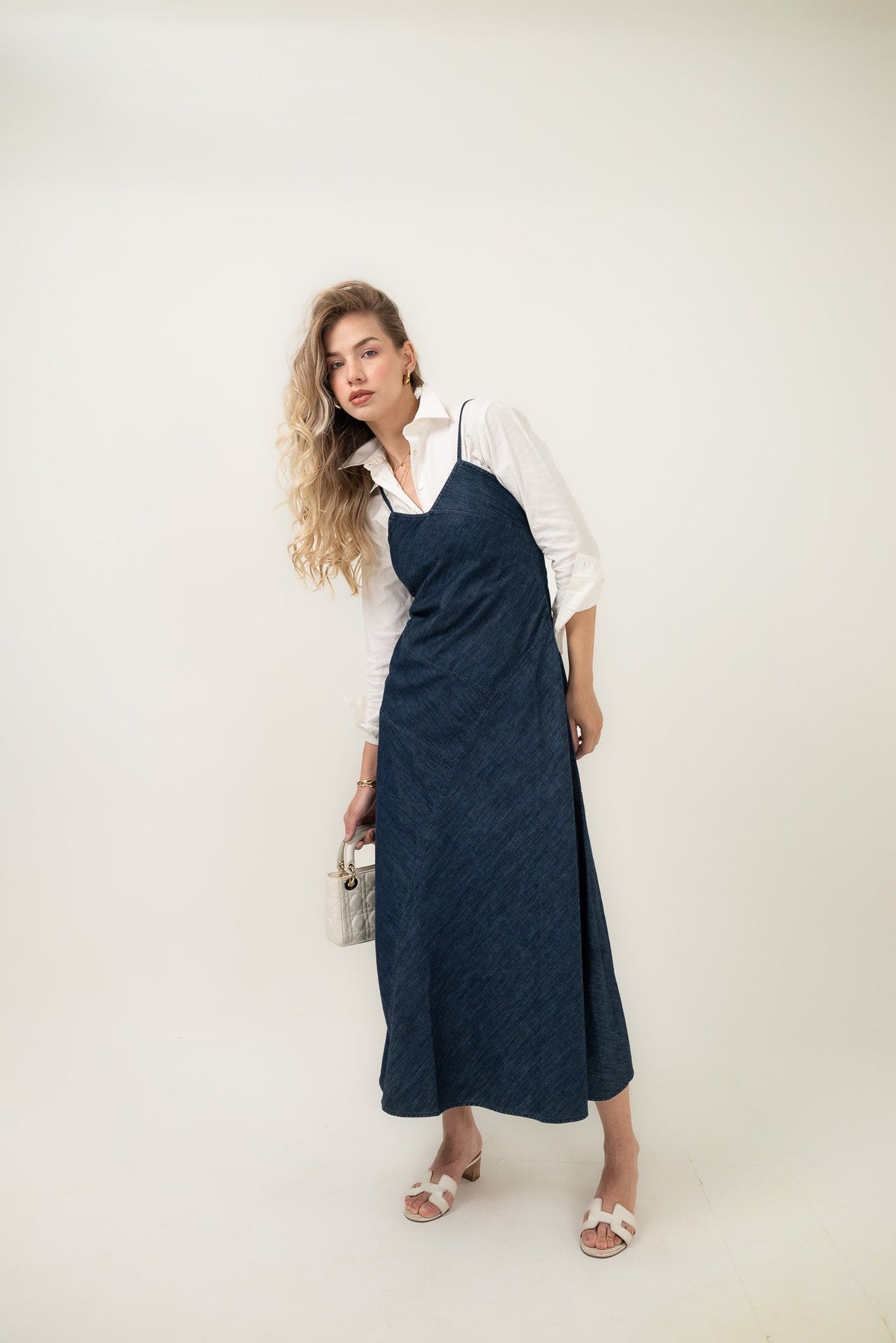 Minuit Bias Slip Dress