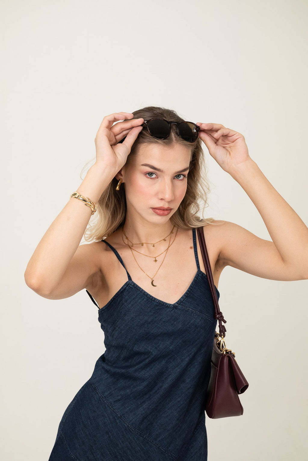 Minuit Bias Slip Dress