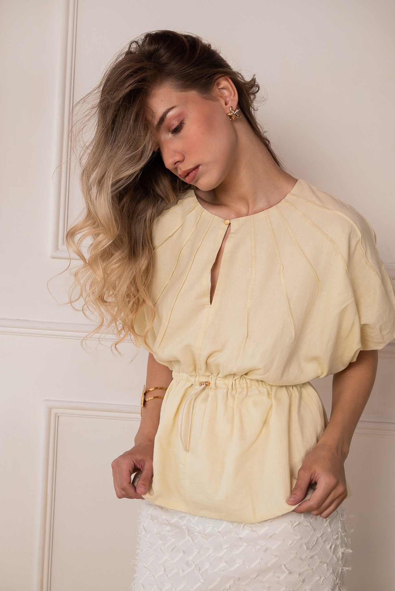 Solene Gathered Top