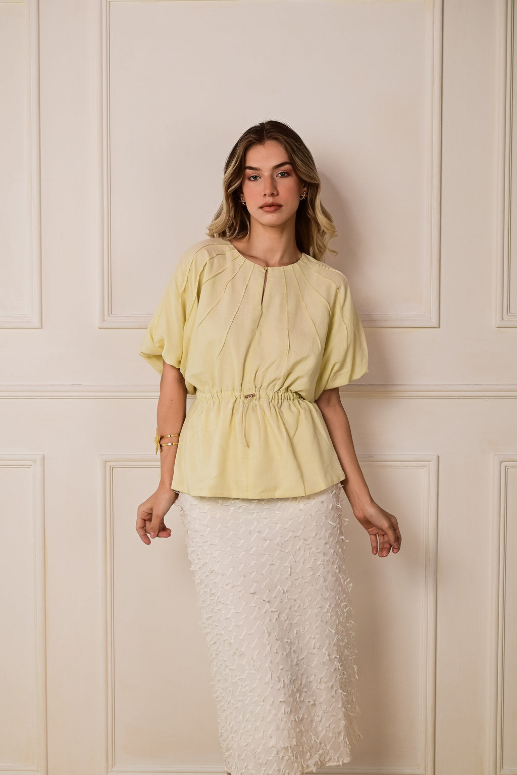 Solene Gathered Top