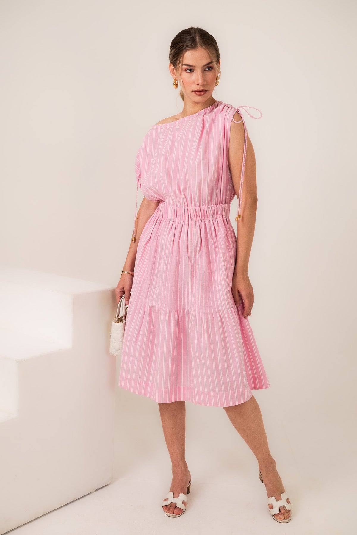 Rosé Cinch Dress