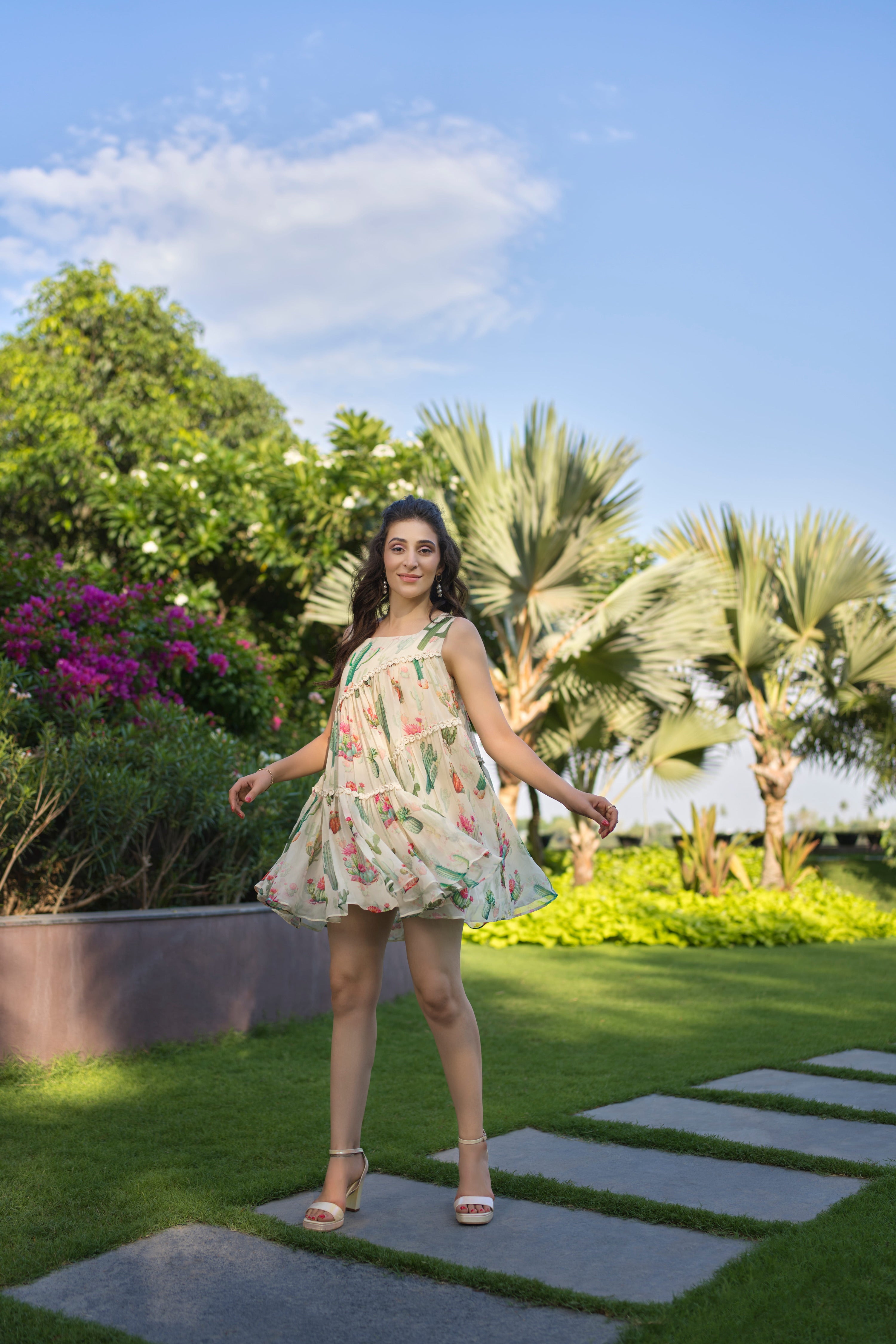 Flowy Organza Dress
