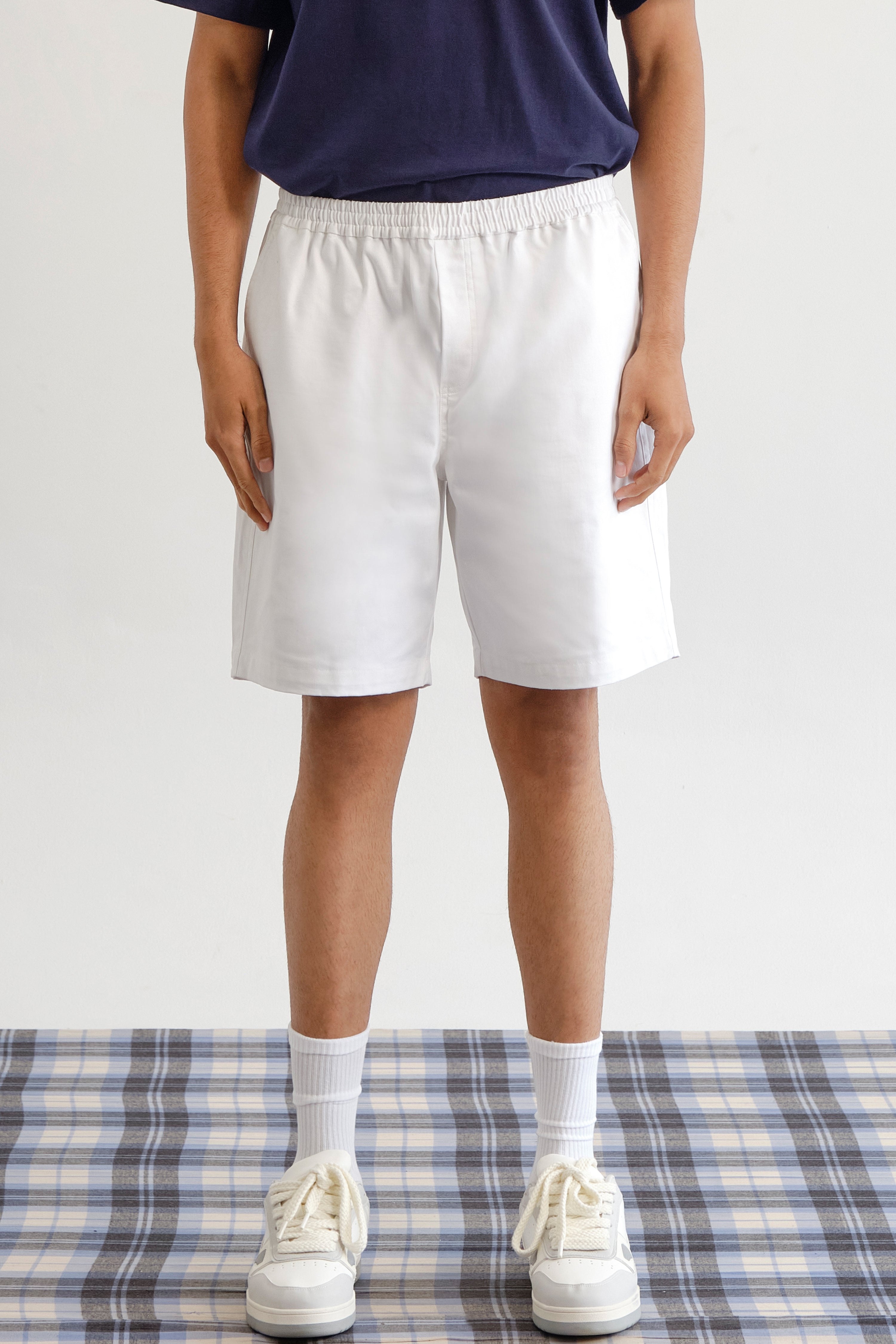 Elasticated Linen Shorts