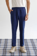 Elasticated Linen Trousers