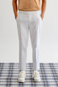 Elasticated Linen Trousers