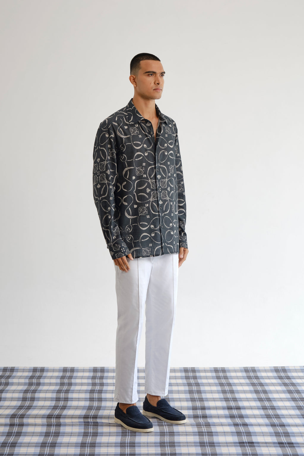 Monochrome Jali Shirt