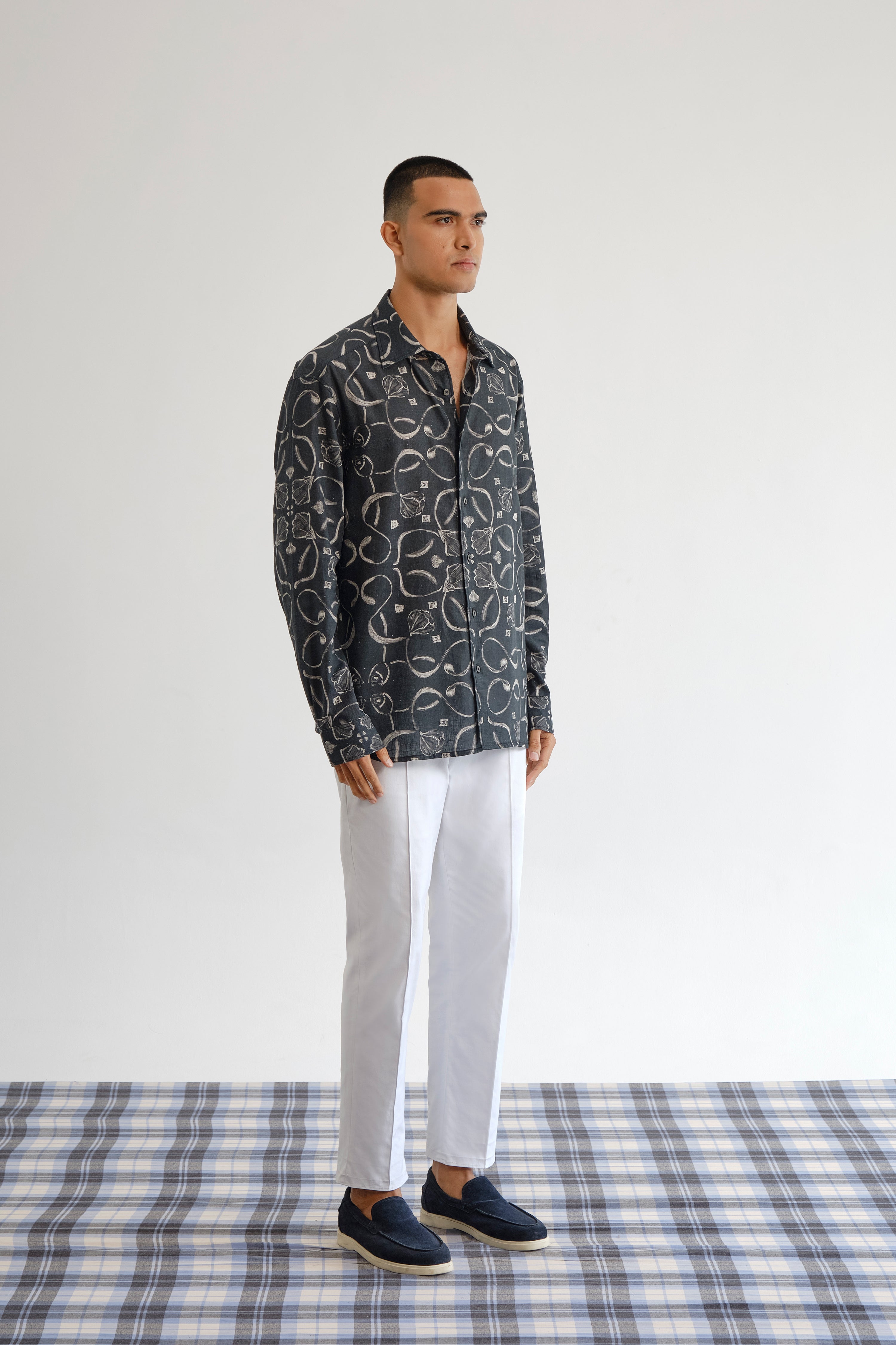 Monochrome Jali Shirt