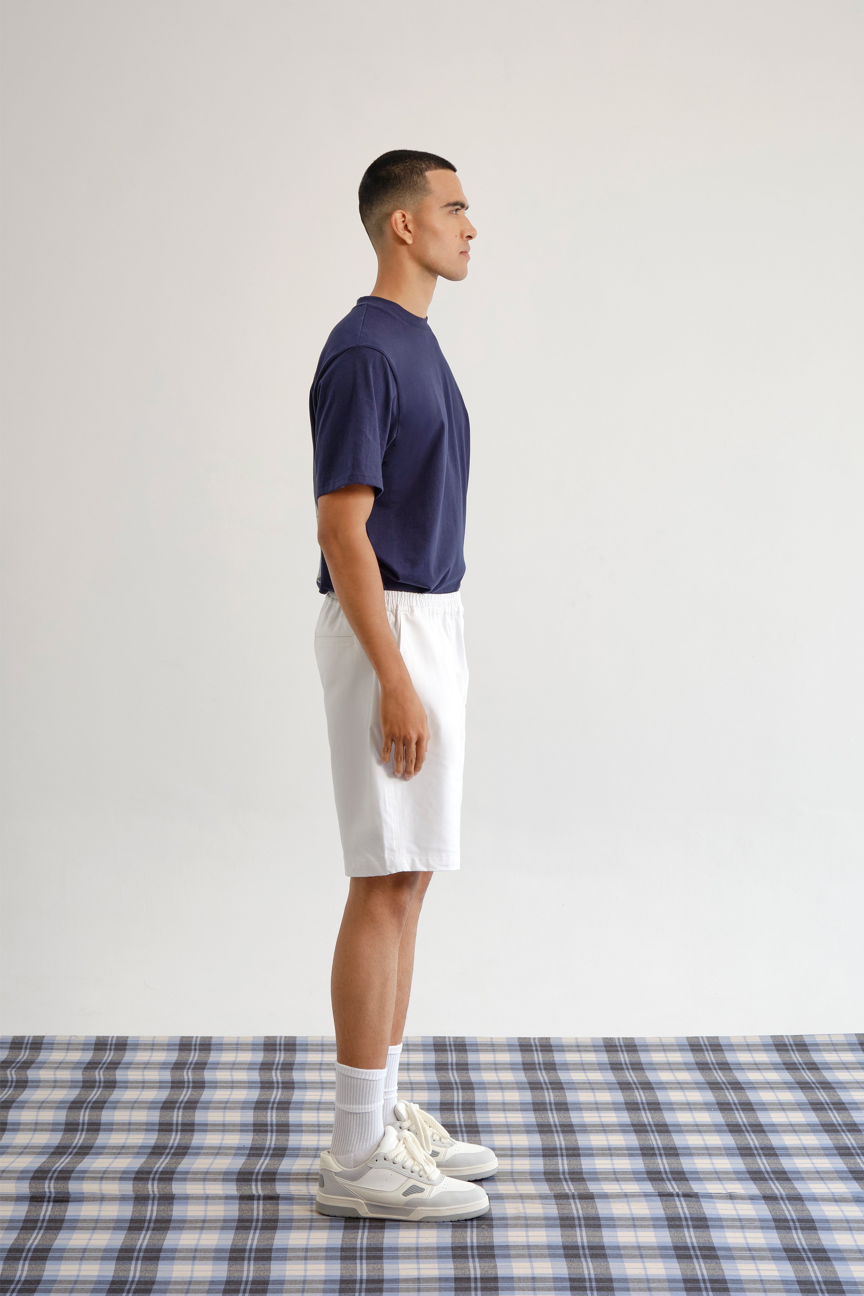 Elasticated Linen Shorts