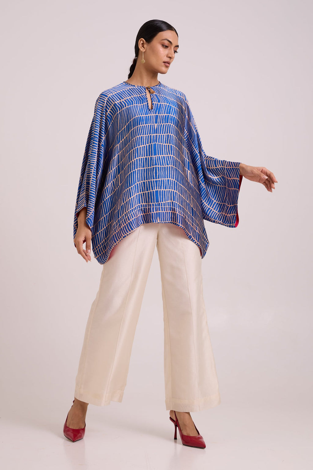 Sabrina - Electric Blue Cloud Top + Pants