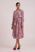 Joanne - Tropical Buzz Trench Jacket Set