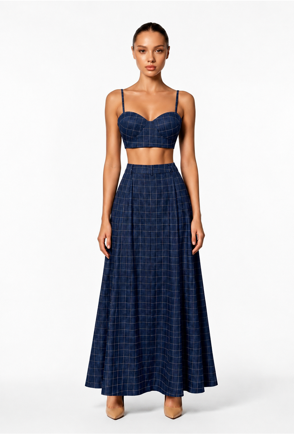 Midnight Grid Elegance Set