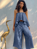 TEASING TOP - GREYISH BLUE