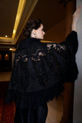 Black Kiara Cape