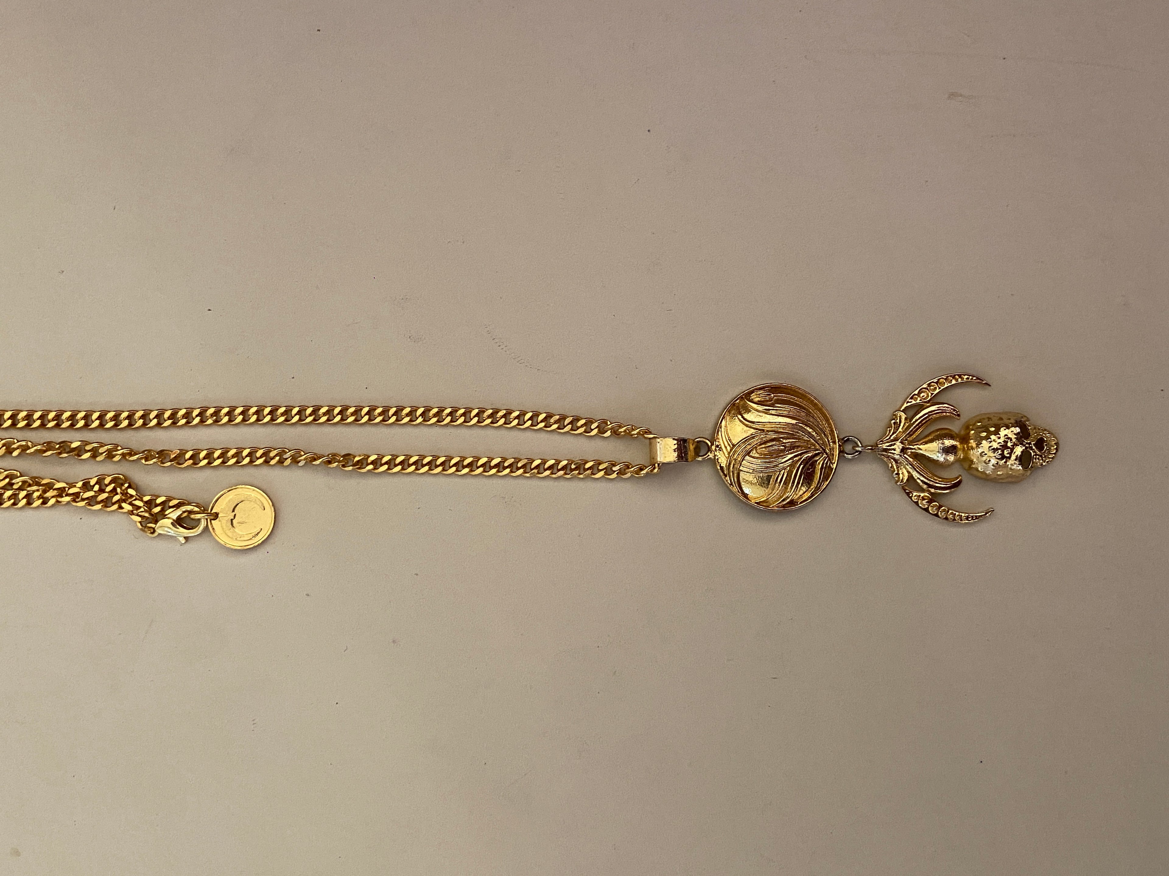 Skull Drop necklace