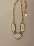 Long pearl necklace