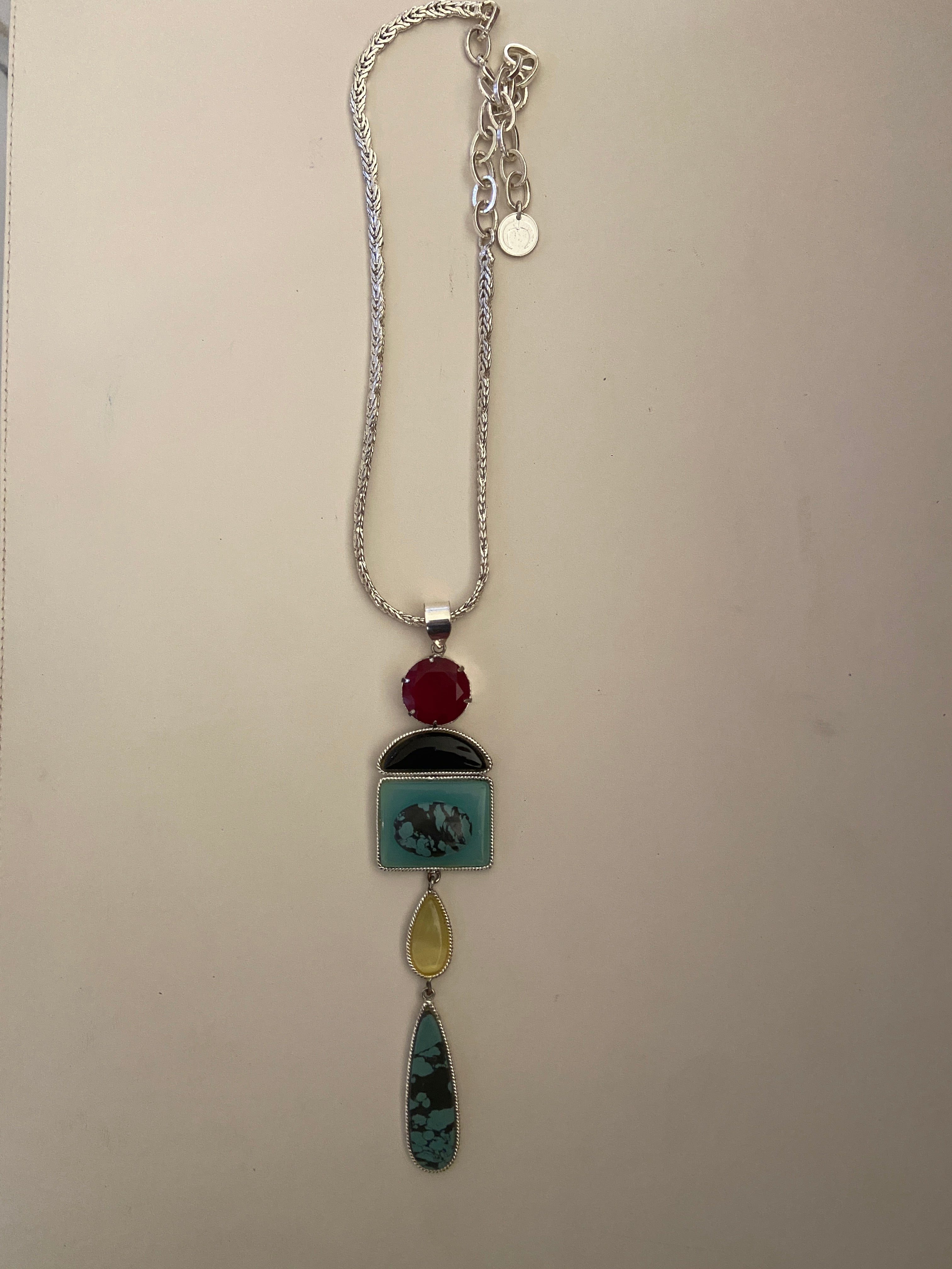 Retro Future Bug Long Necklace