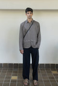 Stone pinstripe shirt
