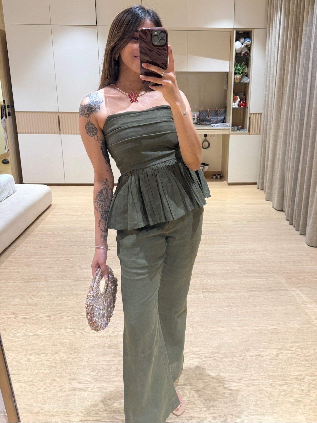 Olive U Flared Pants