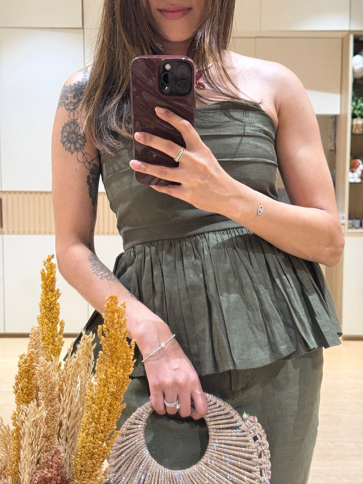 Olive U top — Aari, The Curated Collective