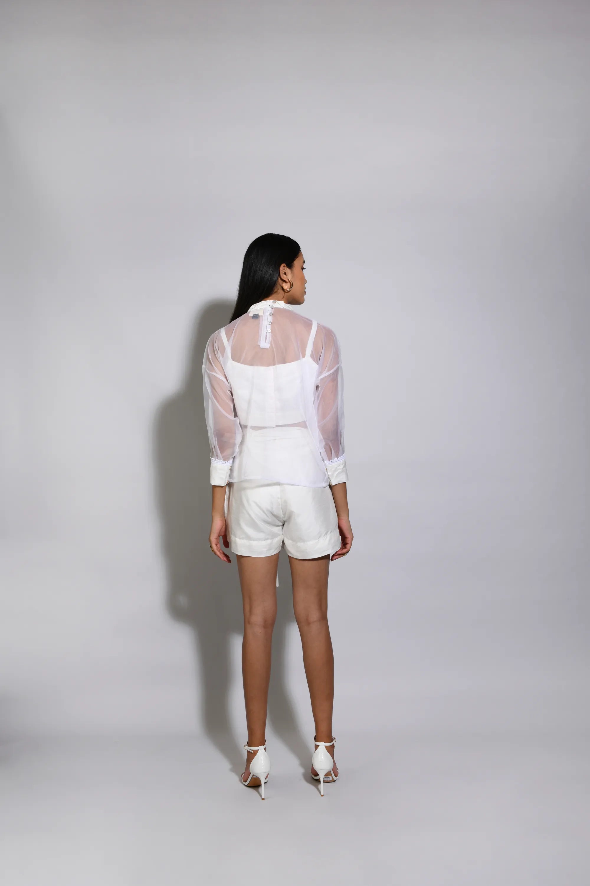 WHITE ROSE BRUNCH CO-ORD SET