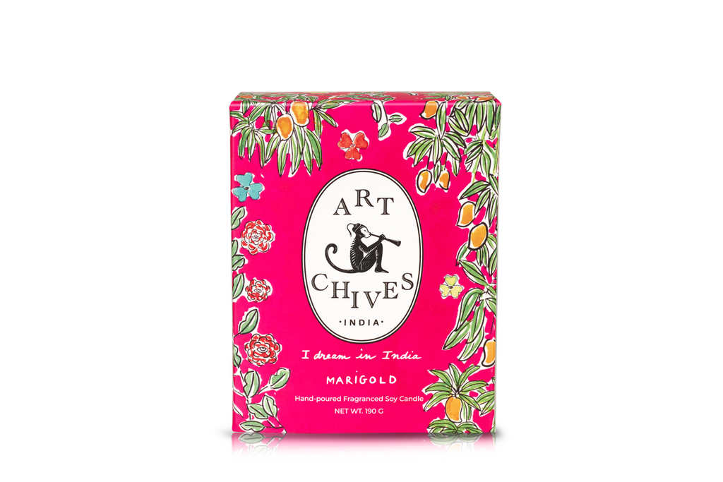 Marigold - Fragranced soy candle