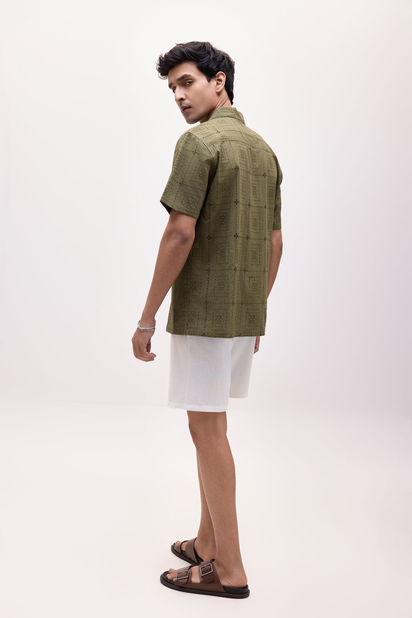 The Sienna Camp Shirt - Green