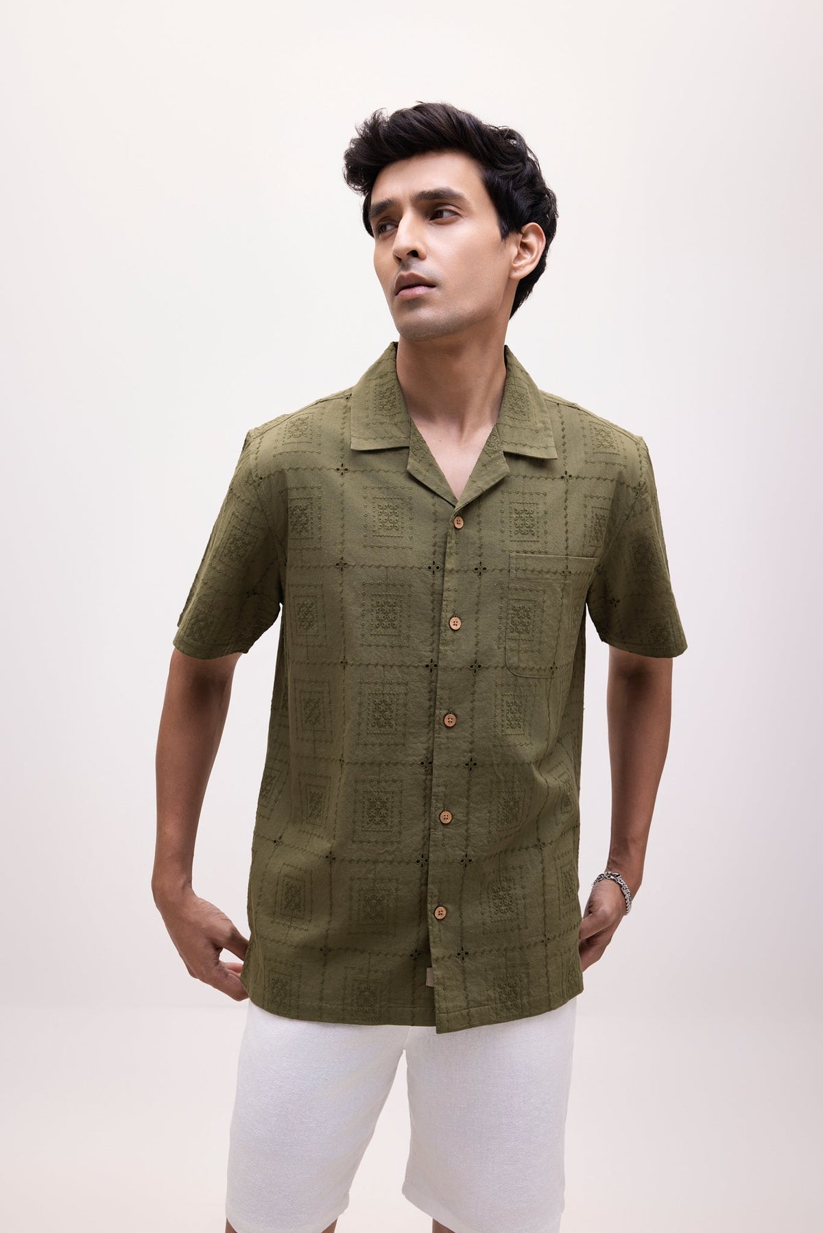 The Sienna Camp Shirt - Green — Almost Alway, The Curated Collective
