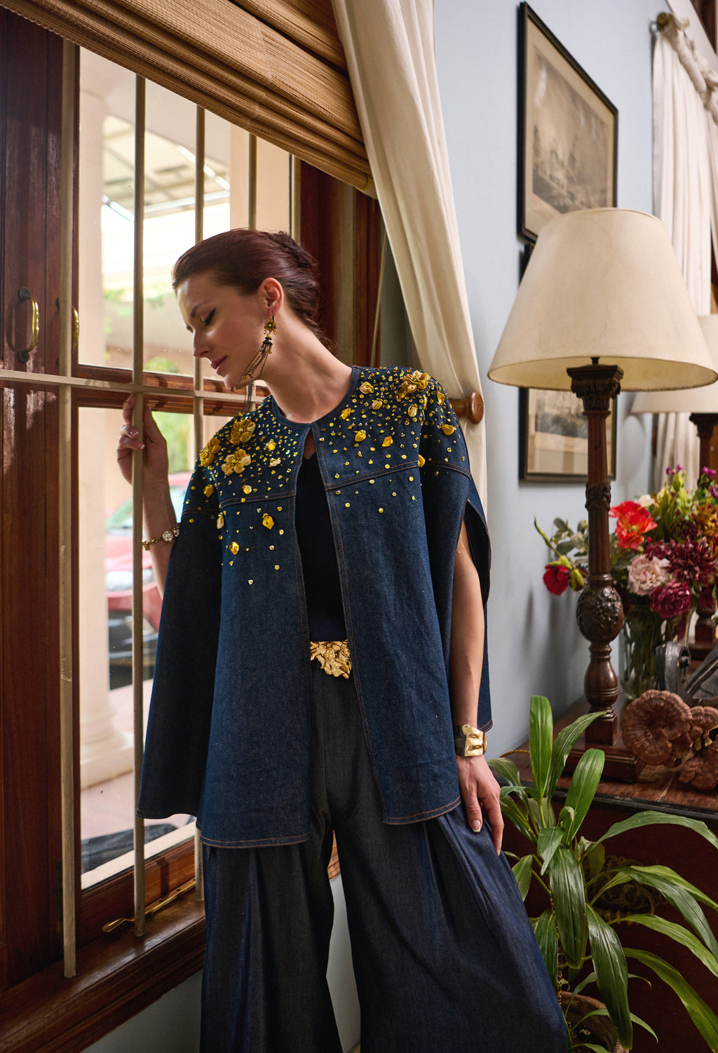 Golden Yellow Pearl Cape