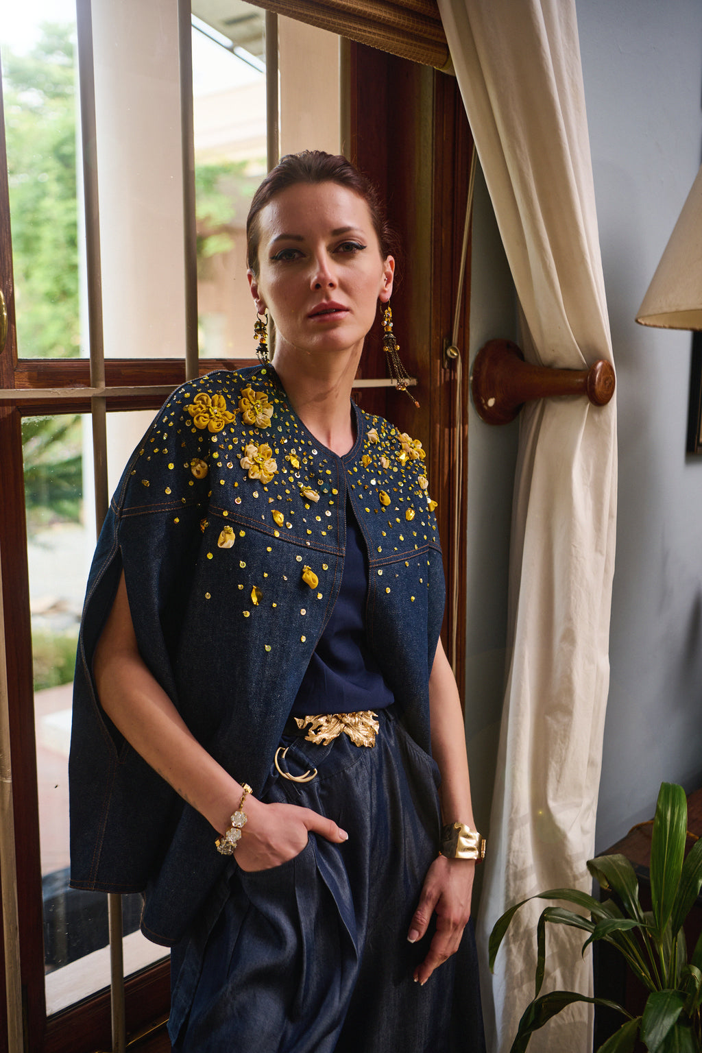 Golden Yellow Pearl Cape