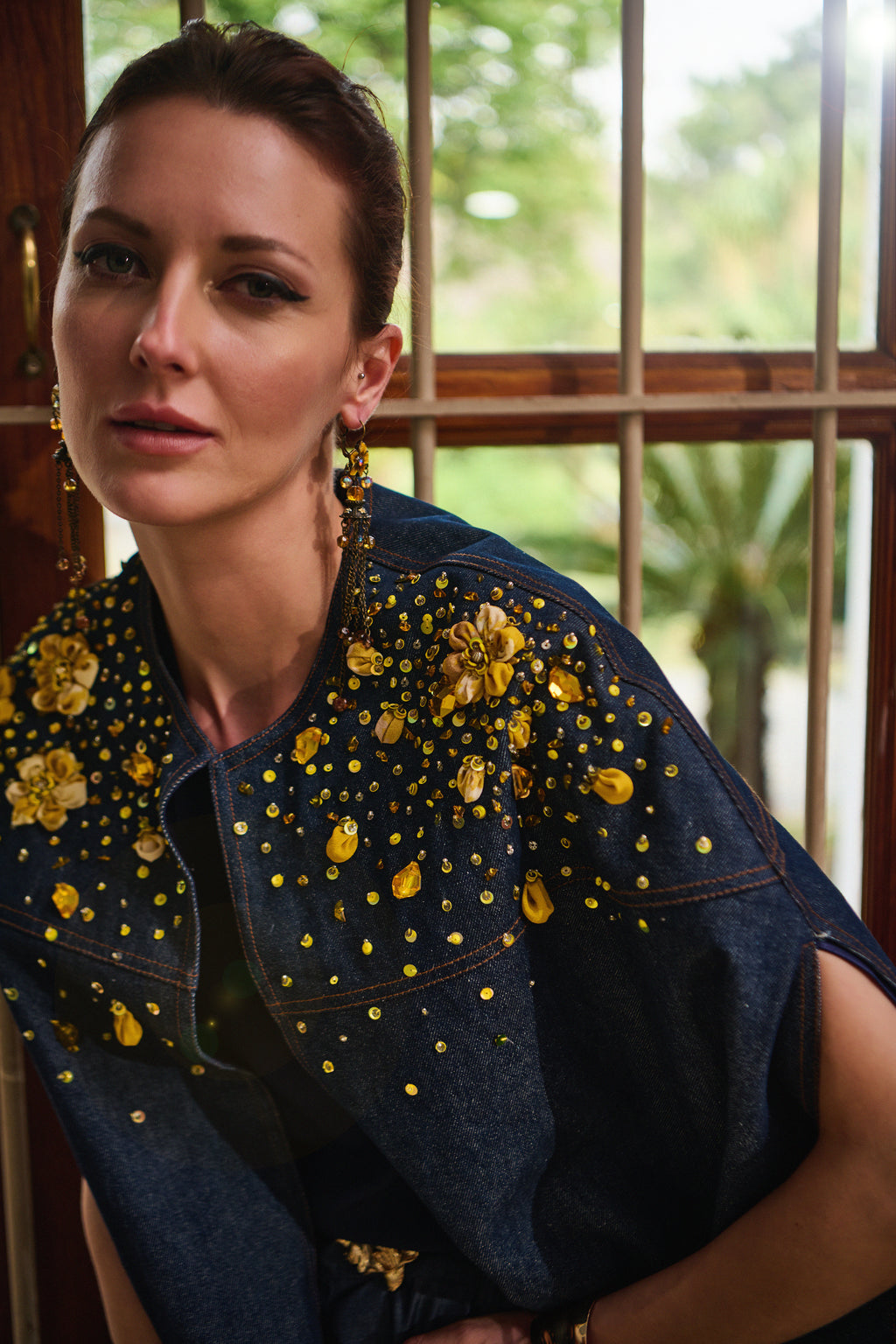 Golden Yellow Pearl Cape