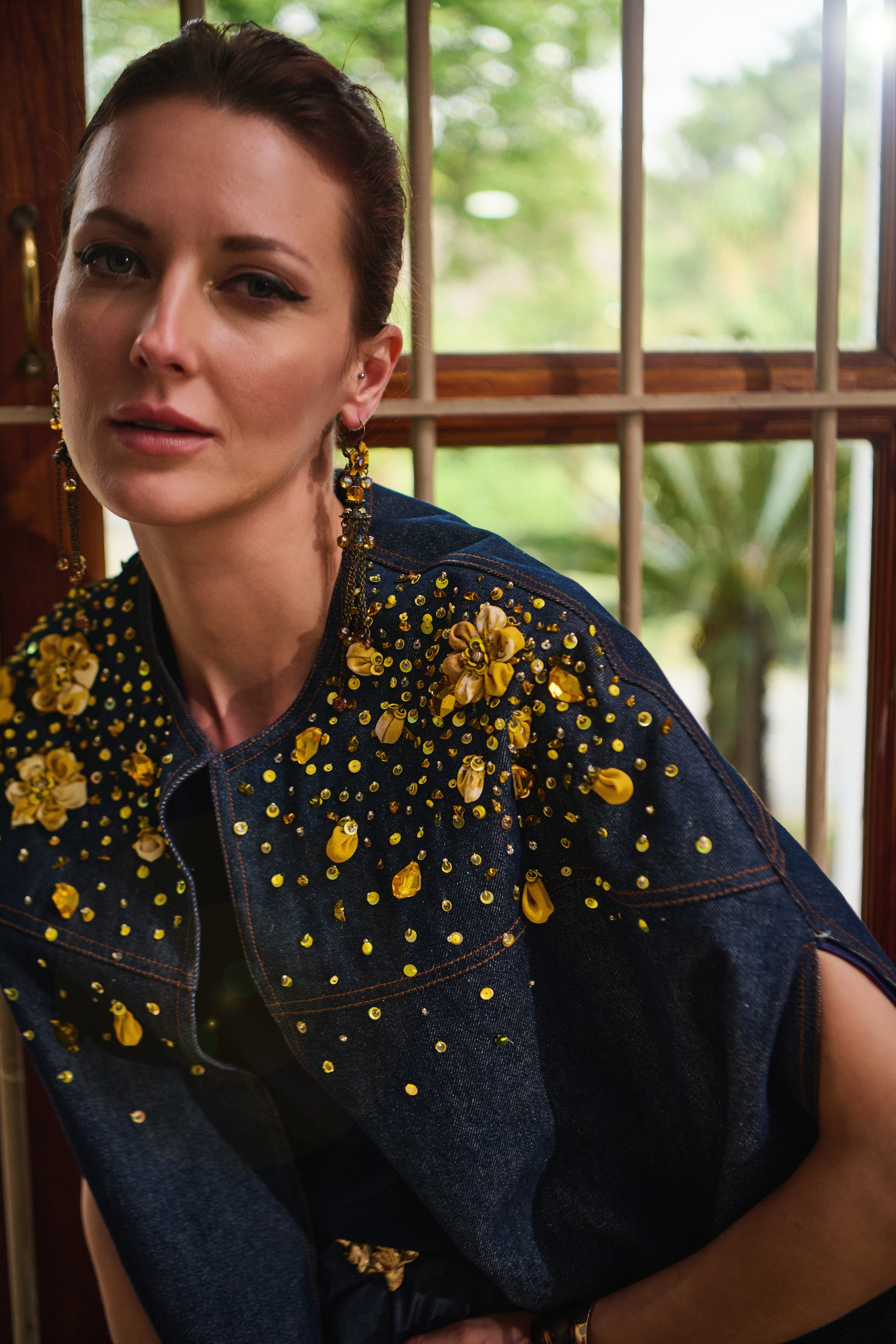 Golden Yellow Pearl Cape