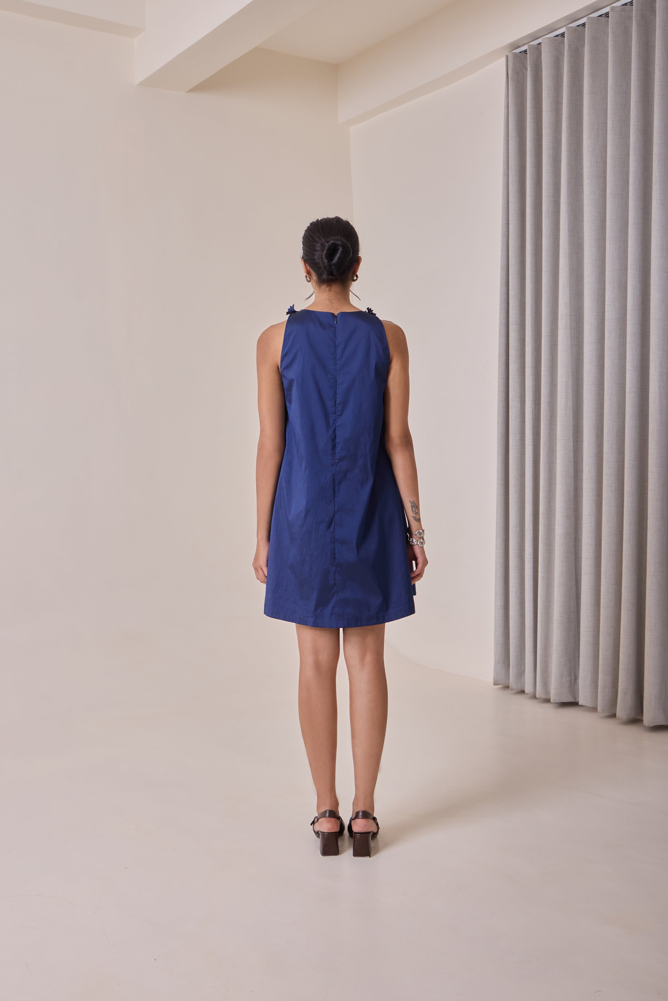 Midnight Art-Cut Shift