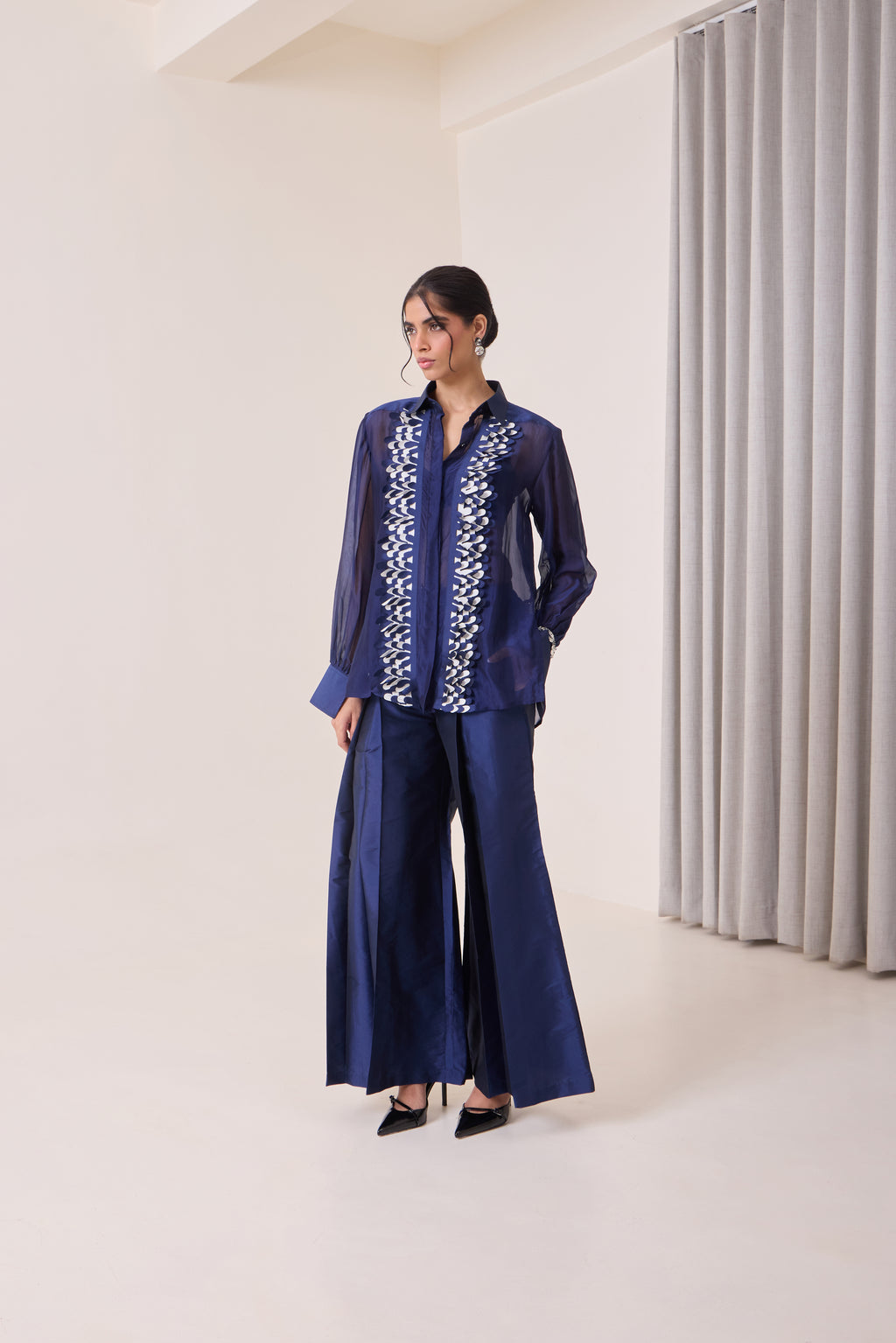 Midnight Art-Cut Shirt