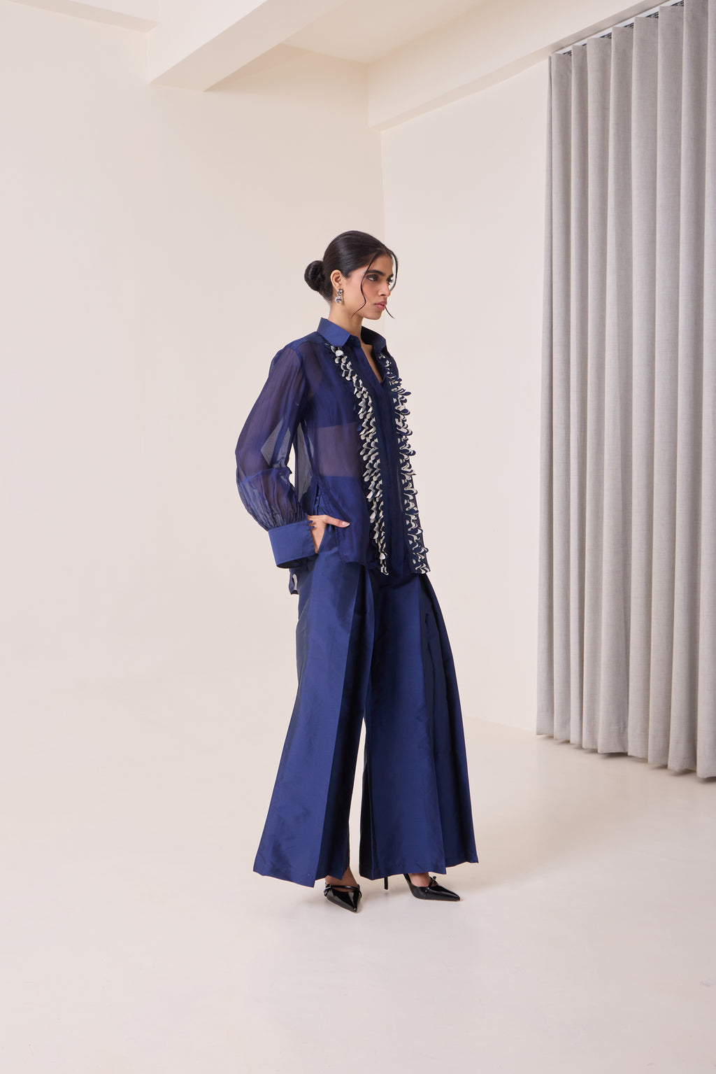 Midnight Art-Cut Shirt