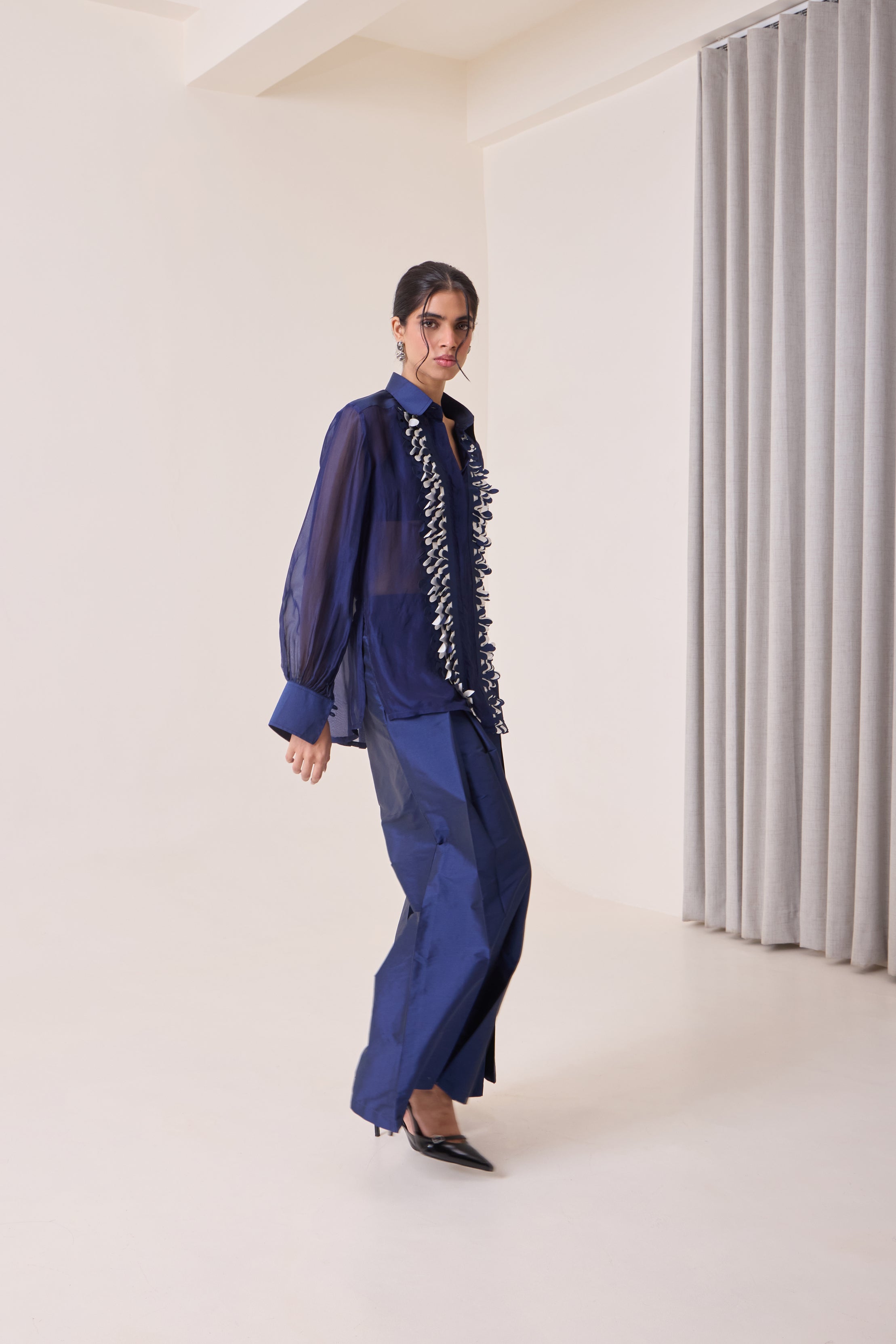 Midnight Art-Cut Shirt