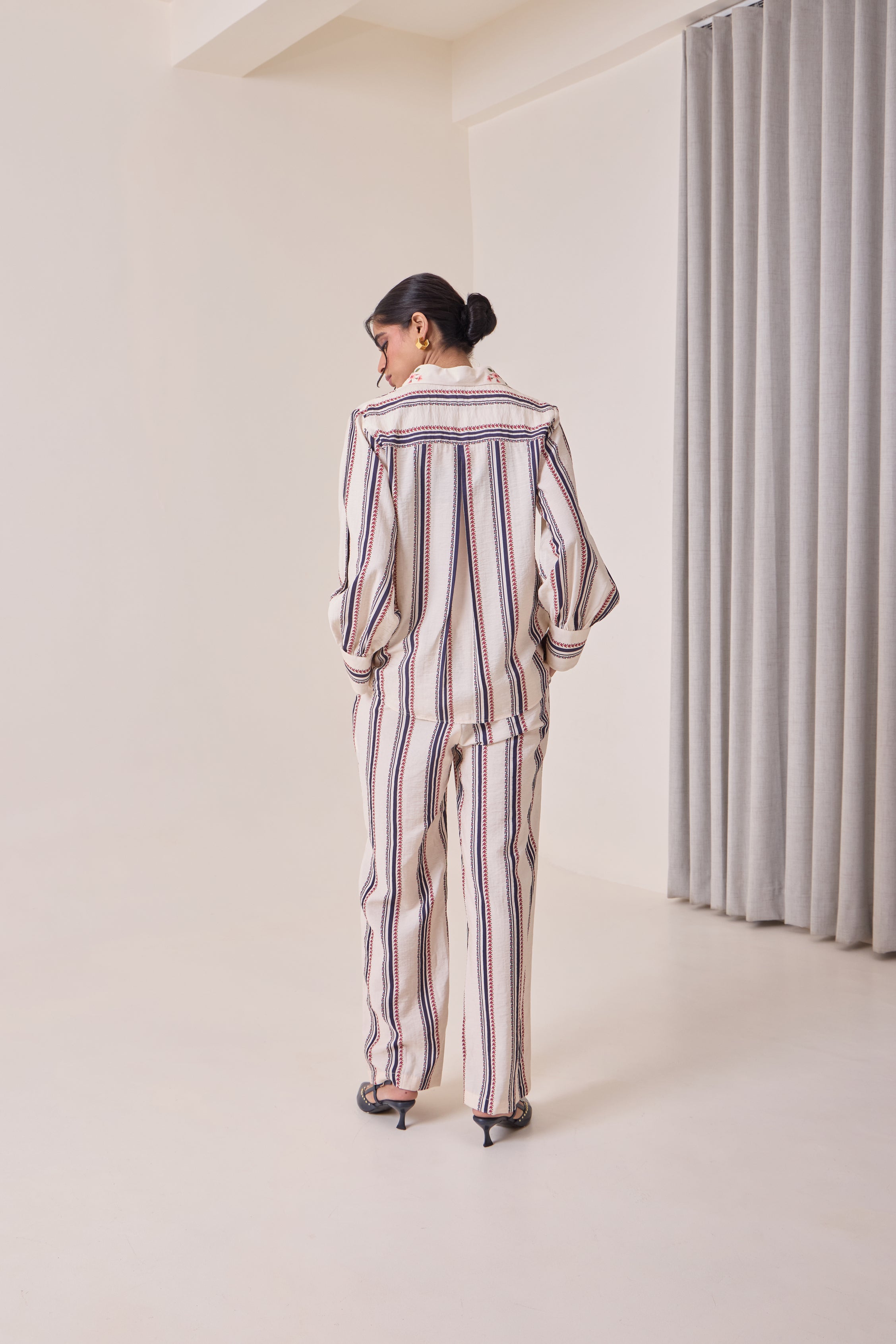 Creme Petal Pocket Shirt