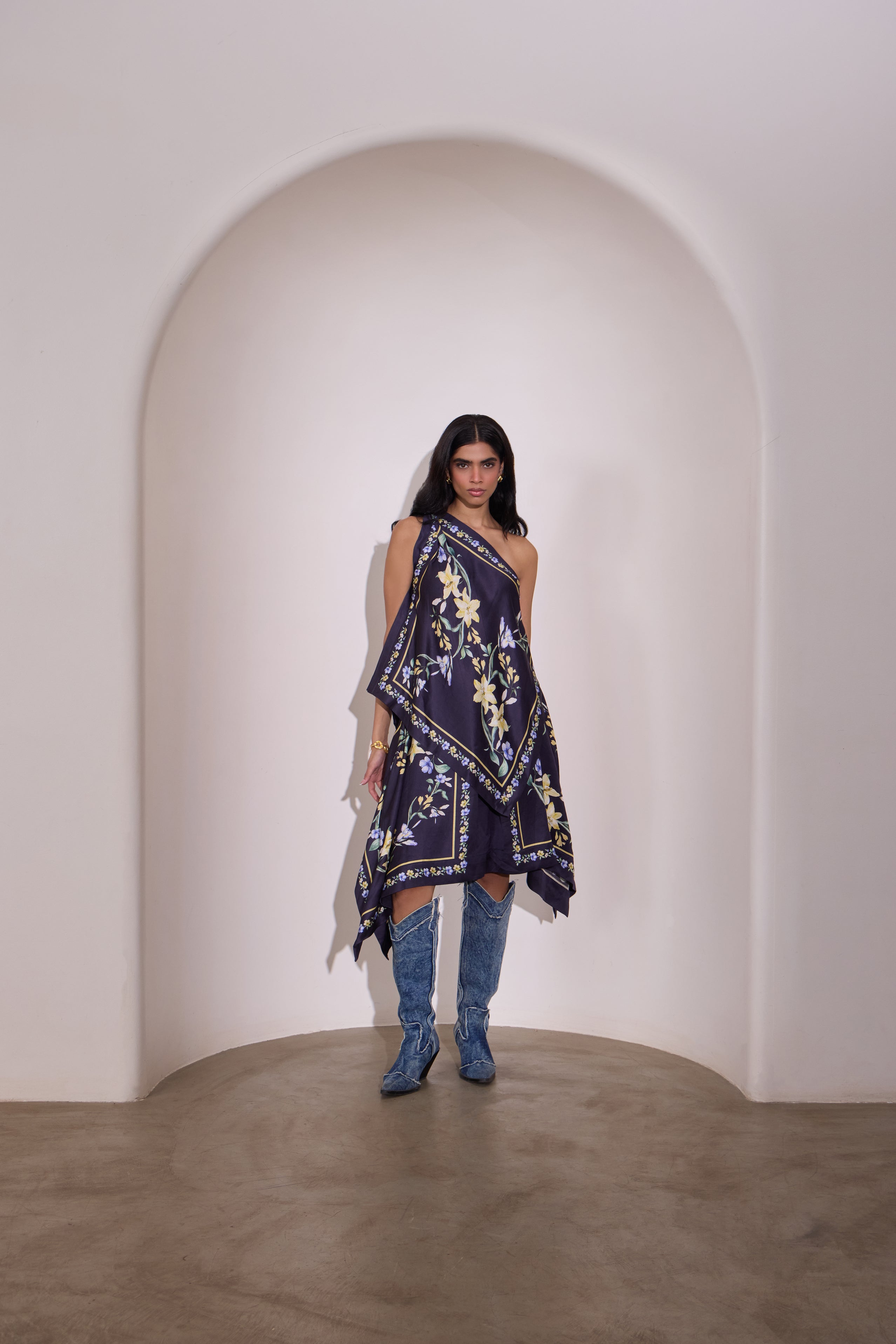 Fleur Archive One Shoulder Top