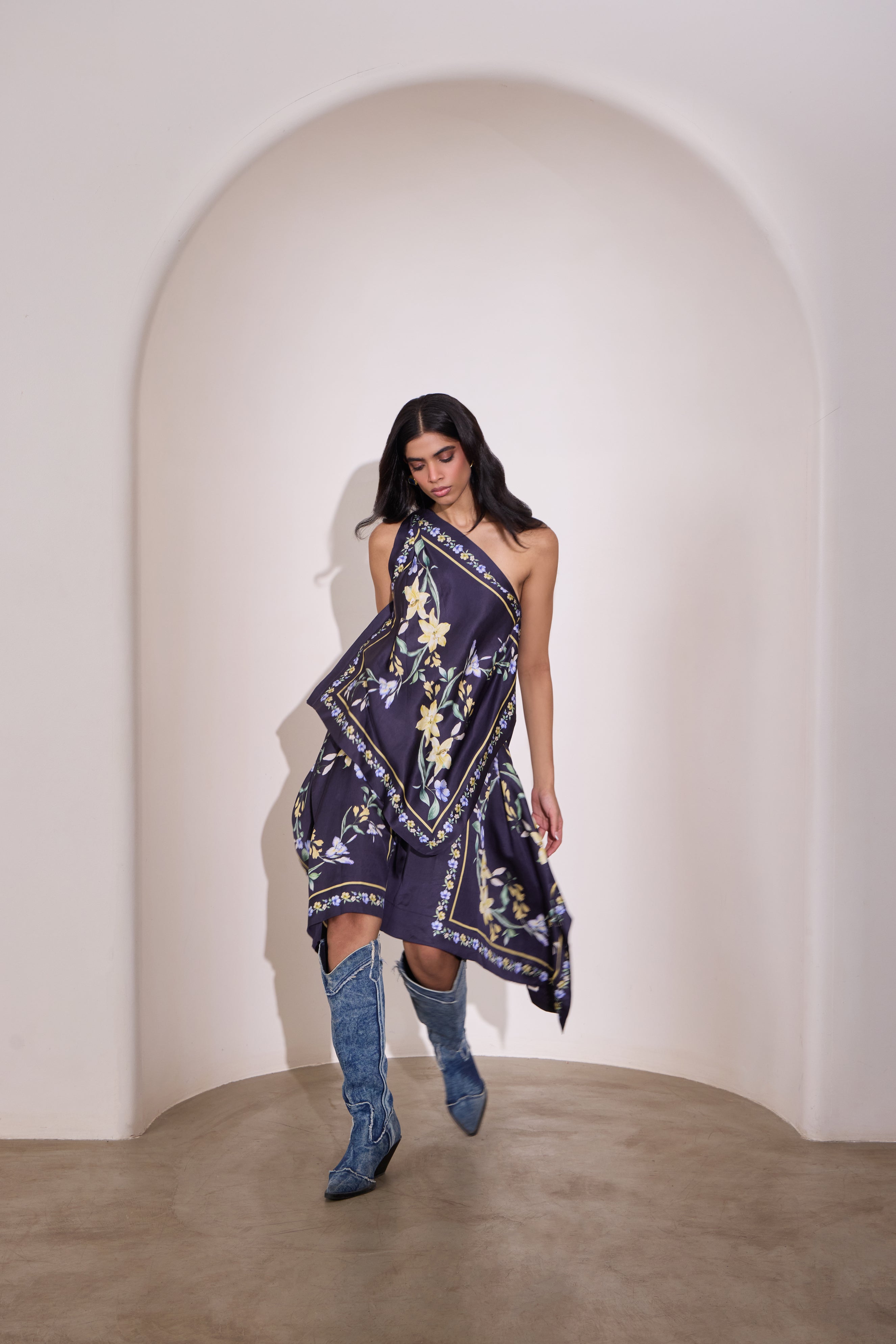 Fleur Archive One Shoulder Top