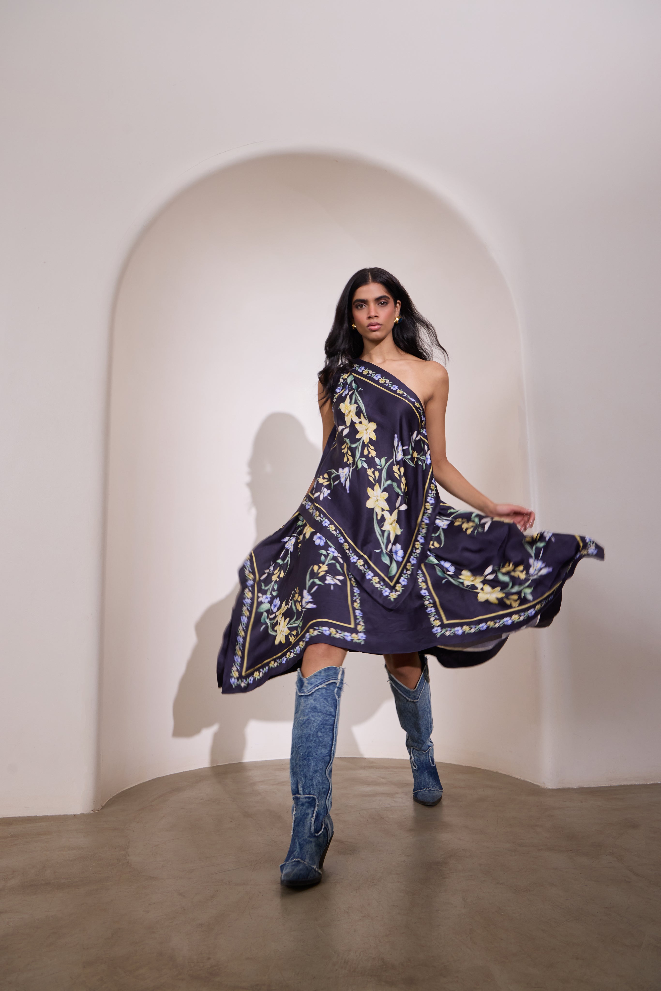 Fleur Archive One Shoulder Top