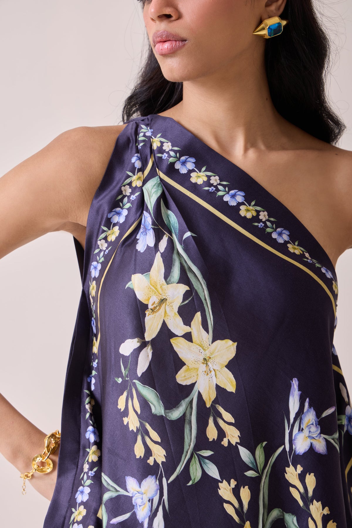 Fleur Archive One Shoulder Top — Needle ten, The Curated Collective