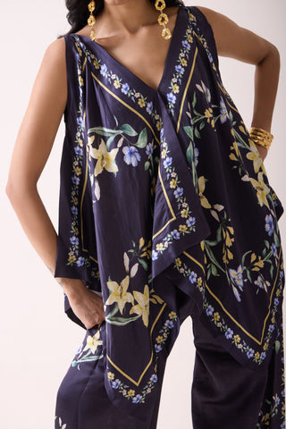 Fleur Archive Scarf Top