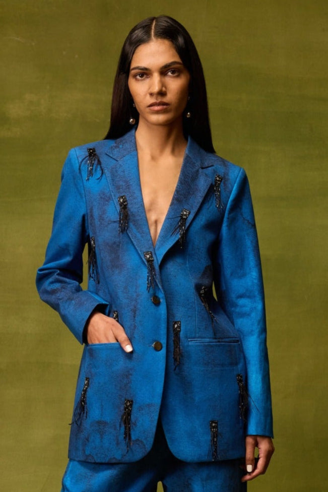 Saphiré Muse Blazer — Pocketful of Cherrie, The Curated Collective