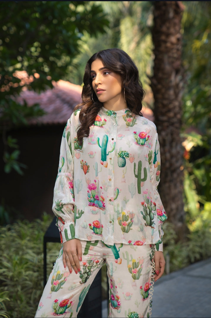 Printed Buttoned Shirt