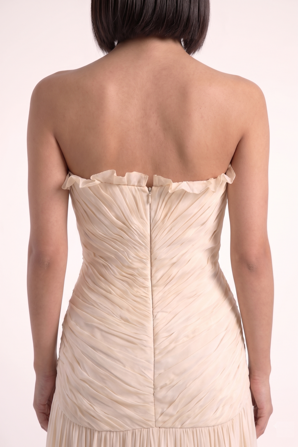 Off Shoulder Draped Gown - PU27:RW01 