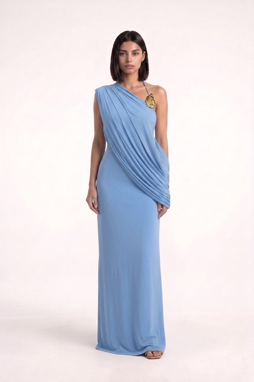 One Shoulder Cowl - PU27:RW07
