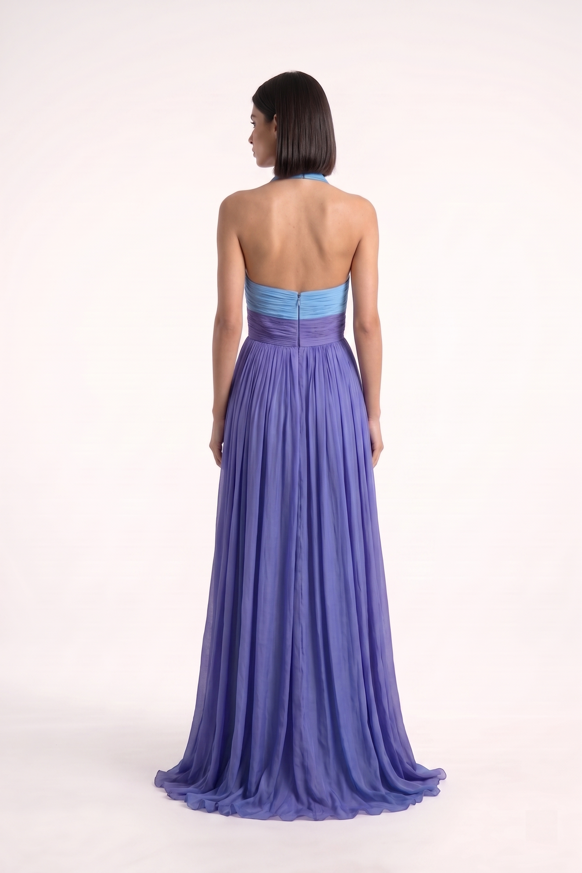 Double Shade Draped Gown - PU27:RW09 4