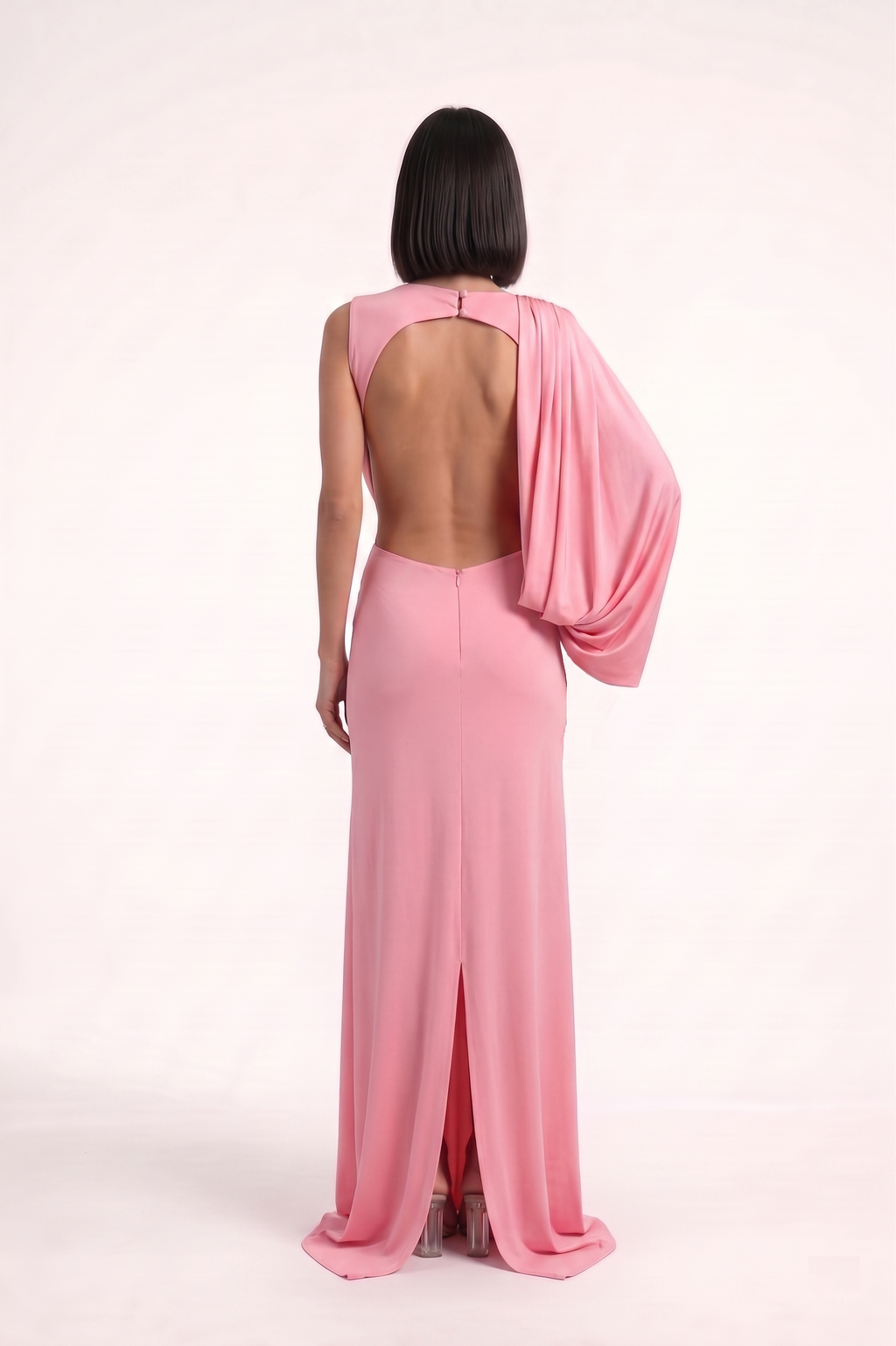 Cowl Backless Drape Gown -  PU27:RW11 4