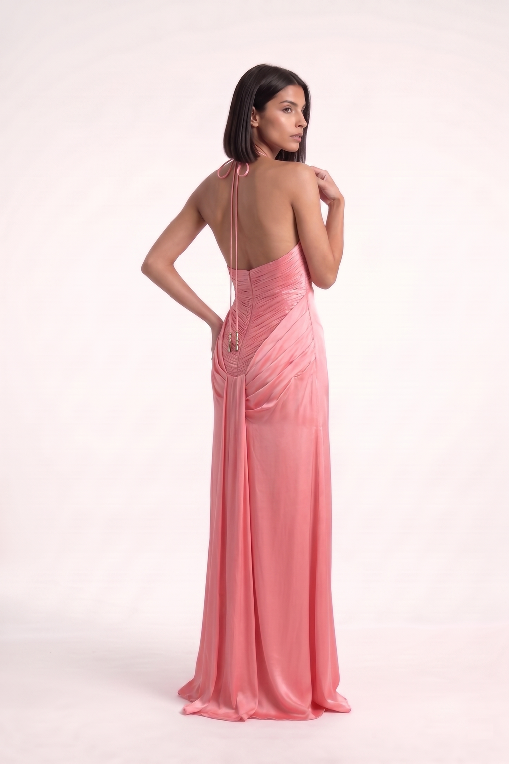 Back Draped Gown - PU27:RW12 