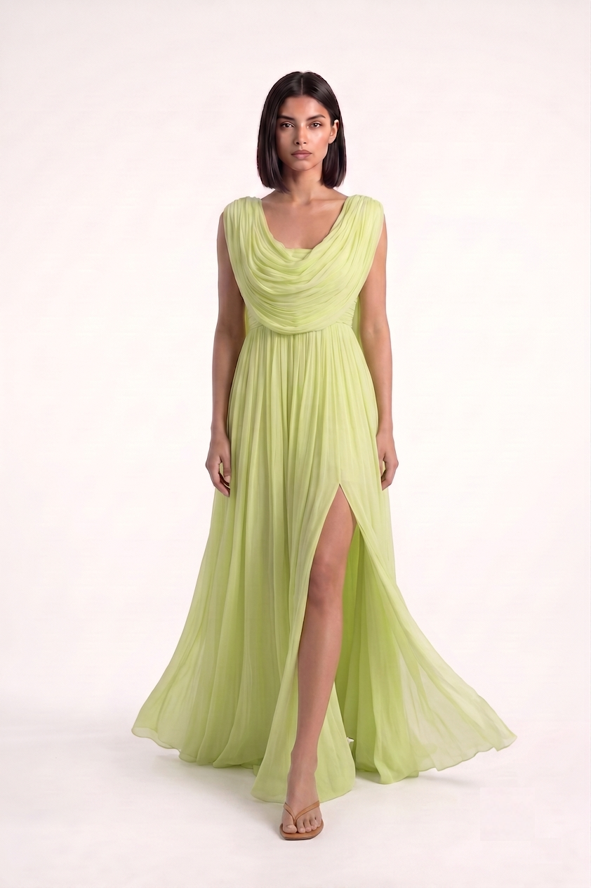 Front Cowl Gown , Back Drape - PU27:RW15 13 front walk